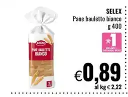 Famila Market Selex pane bauletto bianco offerta