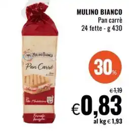 Famila Market Mulino Bianco Pan Carrè offerta