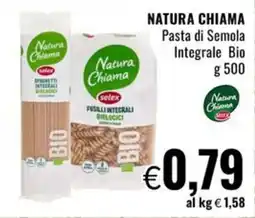 Famila Market Natura Chiama Pasta di Semola Integrale Bio offerta
