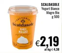 Famila Market Fattoria Scaldasole Yogurt Bianco Magro Bio offerta