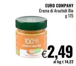 Famila Market Euro Company Crema di Arachidi Bio offerta