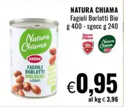 Famila Market Fagioli Borlotti Bio Natura Chiama offerta