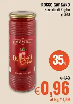 Famila Market Passata di Puglia Rosso Gargano offerta