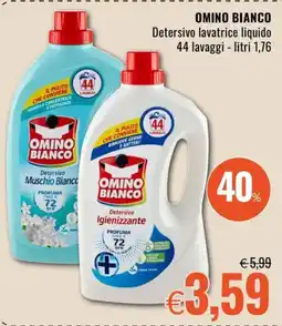 Famila Market Omino Bianco Detersivo lavatrice liquido offerta