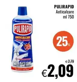 Famila Market Pulirapid anticalcare offerta