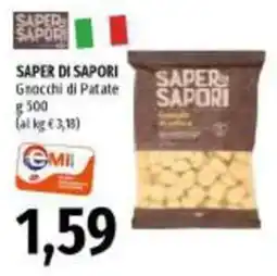 Emi Supermercati Saper di sapori gnocchi di patate offerta