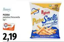 Emi Supermercati Pizzoli patatine Patasnella offerta