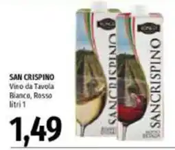 Emi Supermercati San Crispino Vino da Tavola offerta