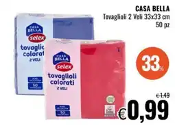 Famila Market Casa Bella tovaglioli colorati offerta