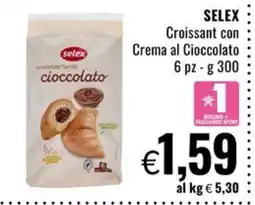 Famila Market SELEX Croissant con Crema al Cioccolato offerta