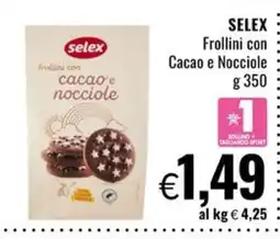 Famila Market Selex Frollini con cacao e nocciole offerta