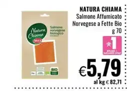 Famila Market Natura Chiama Salmone Affumicato Norvegese a Fette Bio offerta