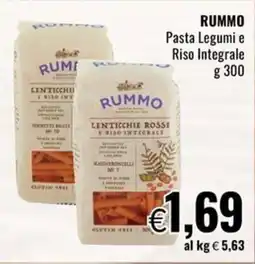 Famila Market Rummo Pasta Legumi e Riso Integrale offerta