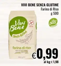Famila Market Vivi Bene farina di riso senza glutine offerta