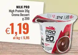 Famila Market Milk Pro High Protein Crema Dessert offerta