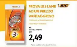 Emi Supermercati BIC rasoi 3 sensitive offerta