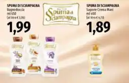 Emi Supermercati Spuma di sciampagna Bagnodoccia offerta