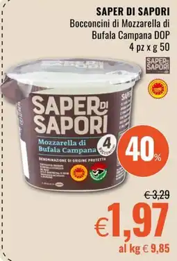Famila Market Saper di Sapori Mozzarella di Bufala Campana offerta