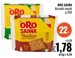 Famila Market Oro Saiwa Biscotti Integrali offerta