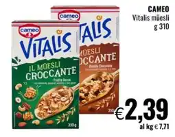 Famila Market Cameo Vitalis muesli offerta