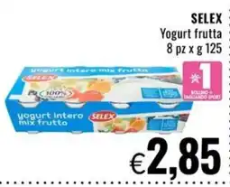 Famila Market Yogurt frutta SELEX offerta