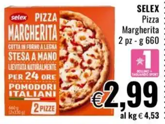 Famila Market Selex pizza Margherita offerta