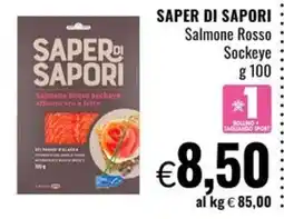 Famila Market Saper di Sapori Salmone Rosso Sockeye offerta