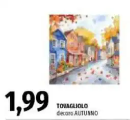 Emi Supermercati Tovagliolo decoro Autunno offerta