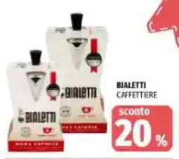 Emi Supermercati Bialetti caffettiere offerta
