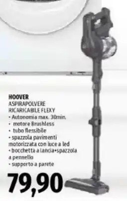 Emi Supermercati Hoover aspirapolvere ricaricabile flexy offerta