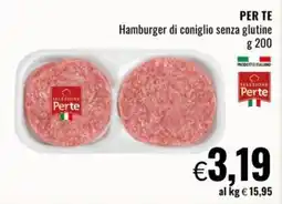 Famila Market Hamburger di coniglio senza glutine offerta
