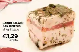 Maxisconto Lardo salato San Giorgio offerta