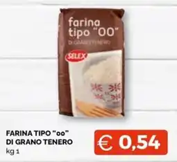 Maxisconto Farina tipo "00" di grano tenero Selex offerta