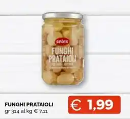 Maxisconto Funghi prataioli selex offerta