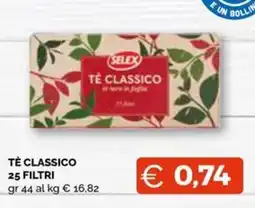 Maxisconto Tè classico Selex offerta