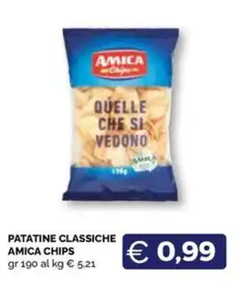 Maxisconto Patatine classiche Amica Chips offerta