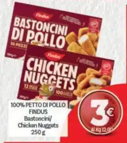 Crai Findus Bastoncini/Chicken Nuggets offerta