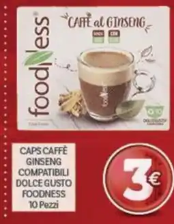 Crai Caffè al Ginseng Foodless offerta