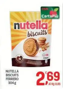 Crai Nutella biscuits Ferrero offerta