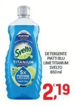 Crai Detergente piatti blu lime titanium Svelto offerta