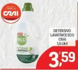 Crai Detersivo lavatrice eco Crai offerta