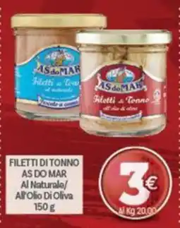 Crai Filetti di Tonno AS DO MAR offerta