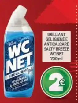 Crai WC Net Brilliant gel igiene e anticalcare salty breeze offerta