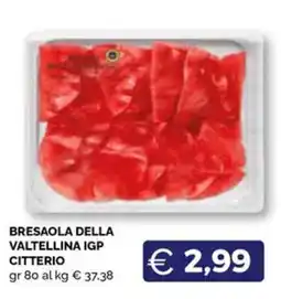 Maxisconto Bresaola della Valtellina IGP Citterio offerta