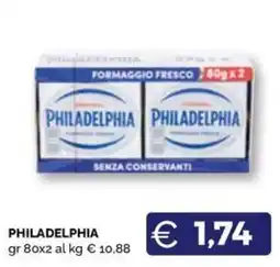 Maxisconto Formaggio fresco Philadelphia offerta