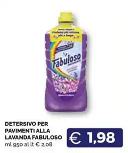 Maxisconto Detersivo per pavimenti alla lavanda Fabuloso offerta