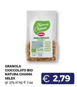 Maxisconto Granola cioccolato bio natura chiama selex offerta