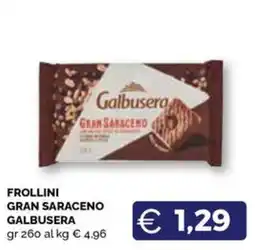 Maxisconto Frollini Gran Saraceno Galbusera offerta