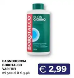 Maxisconto Bagnodoccia Borotalco offerta