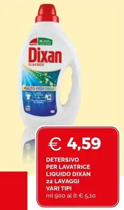 Maxisconto Detersivo per lavatrice liquido Dixan offerta